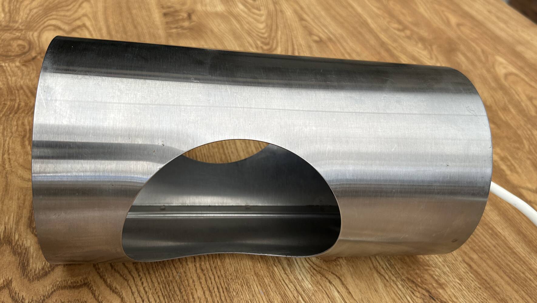 Suspension chrome UFO, space age, années 70.