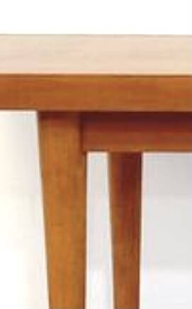 Scandinavian dining table in teak