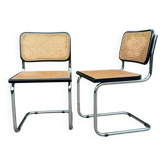 Pair of Marcel Breuer Cesca B32 chairs
