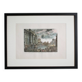 Giovanni Battista Piranesi (1720-1778) "View of the vast Trevi Fountain" Etching, 1750s, Italy
