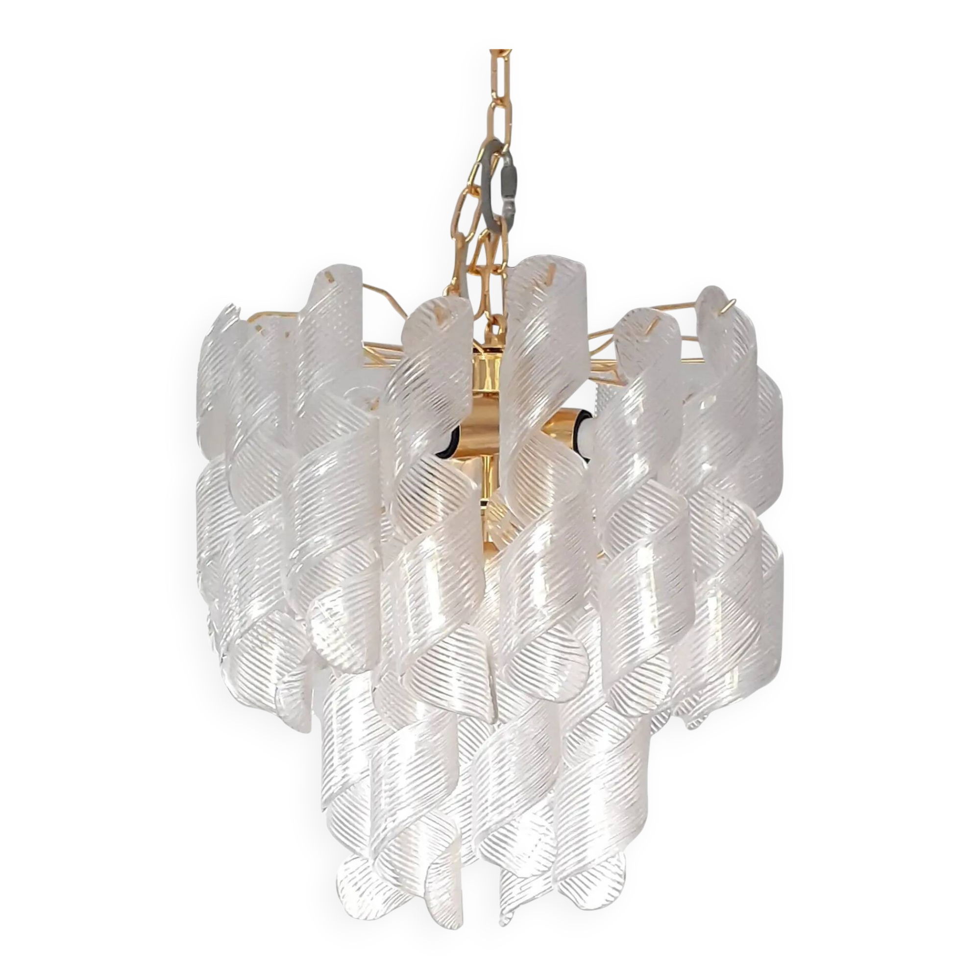 Murano-Style Glass Sputnik Chandelier