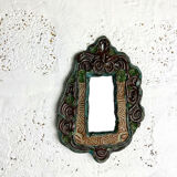 Anonymous ceramic mirror, 20x12 cm