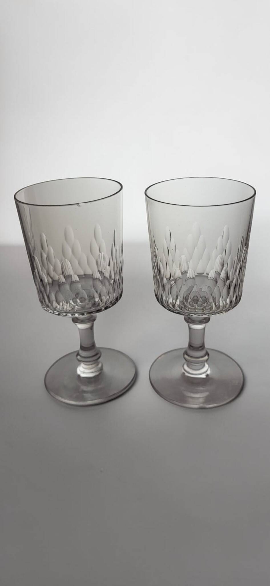 Baccarat — 6 water glasses Model Richelieu Champigny