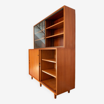 Burwood bookcase, mahogany and display case, 1976