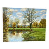 Green landscape signed in 1998