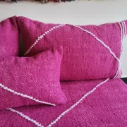 Pink Moroccan sofa cover for the floor