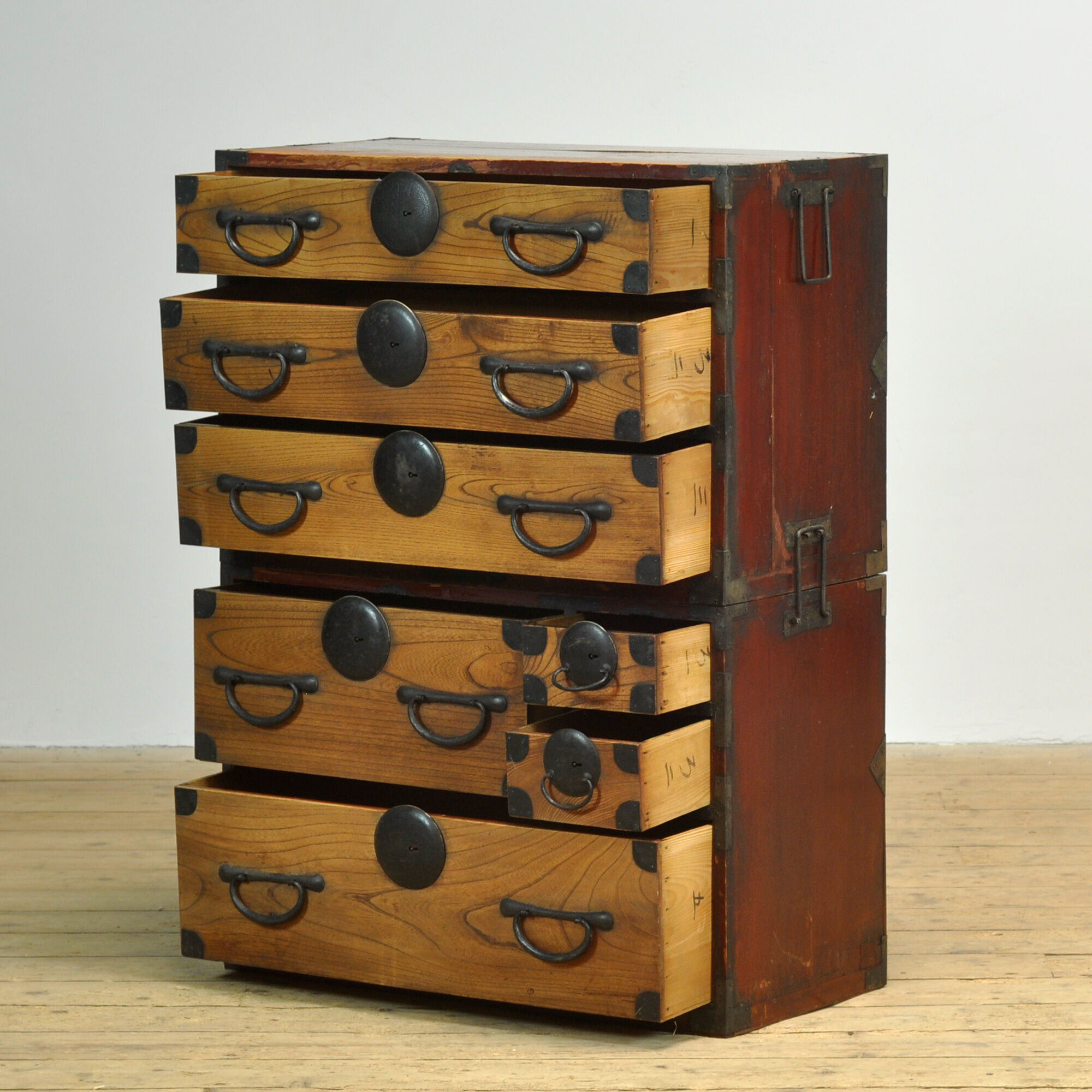 Japanese Tansu chest of drawers, circa 1870