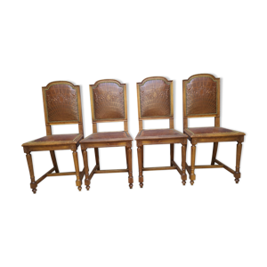 set de 4 chaises style