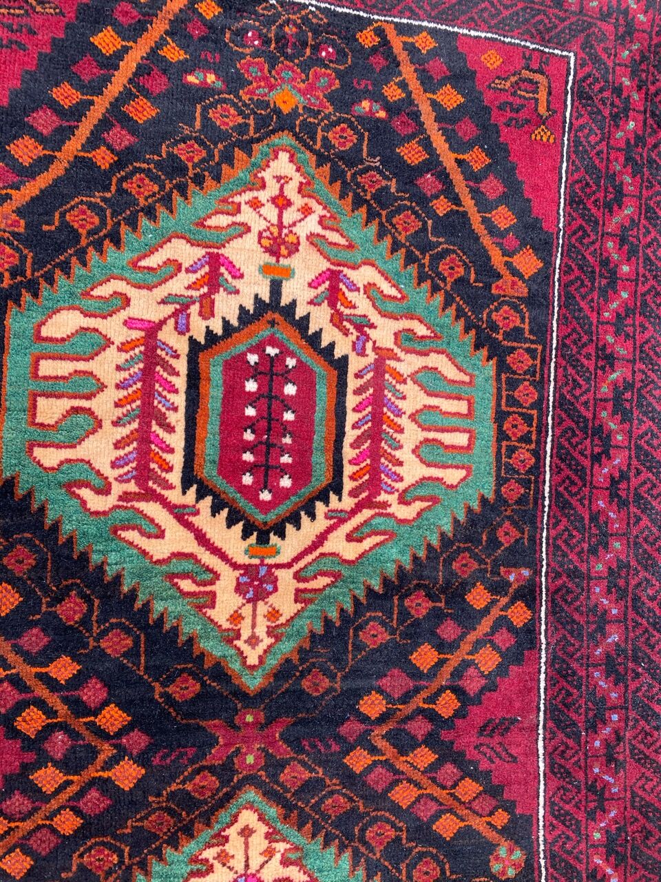 Vintage carpet belutch turkmen 106x188 cm