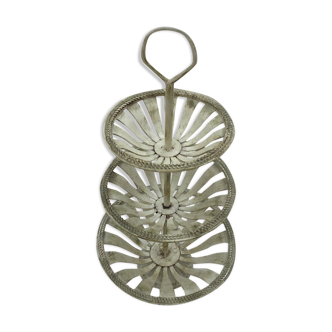 Servant painted iron fruit baskets