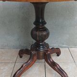 Napoleon III violin table in burr walnut