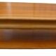 Table basse à 2 plateaux et 2 tiroirs en merisier massif