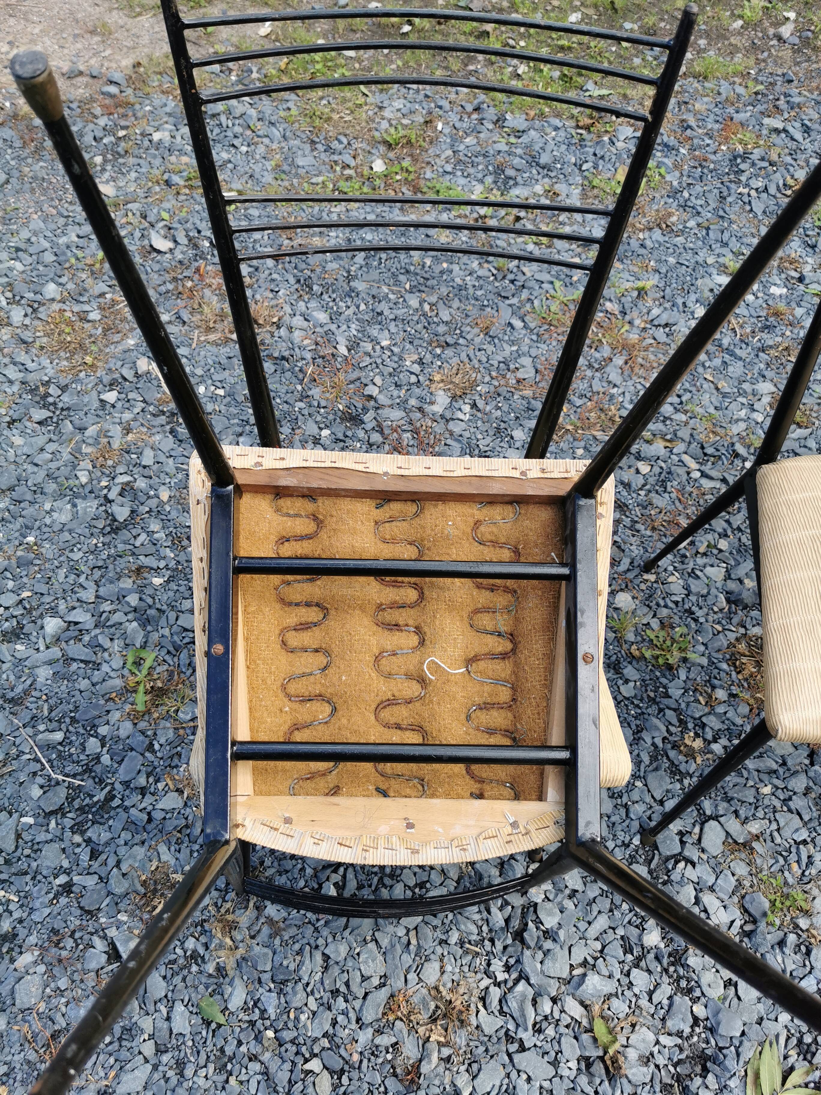 4 vintage colette gueden chairs