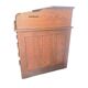 Bureau américain vintage en bois avec porte à volet