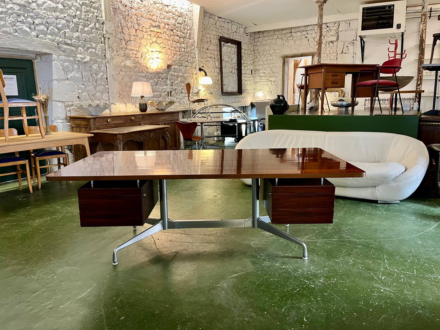 Charles & Ray Eames Rosewood Desk
