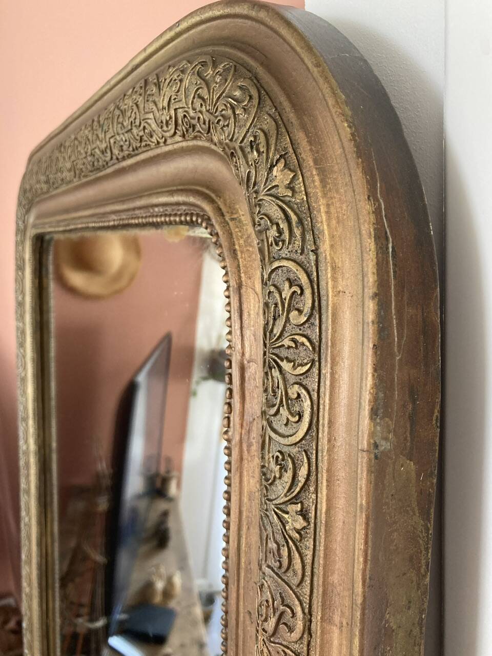 Restored old mirror