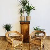 Children's wicker armchair