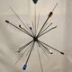 Black Sputnik Ceiling Lamp,  stilnovo 1949