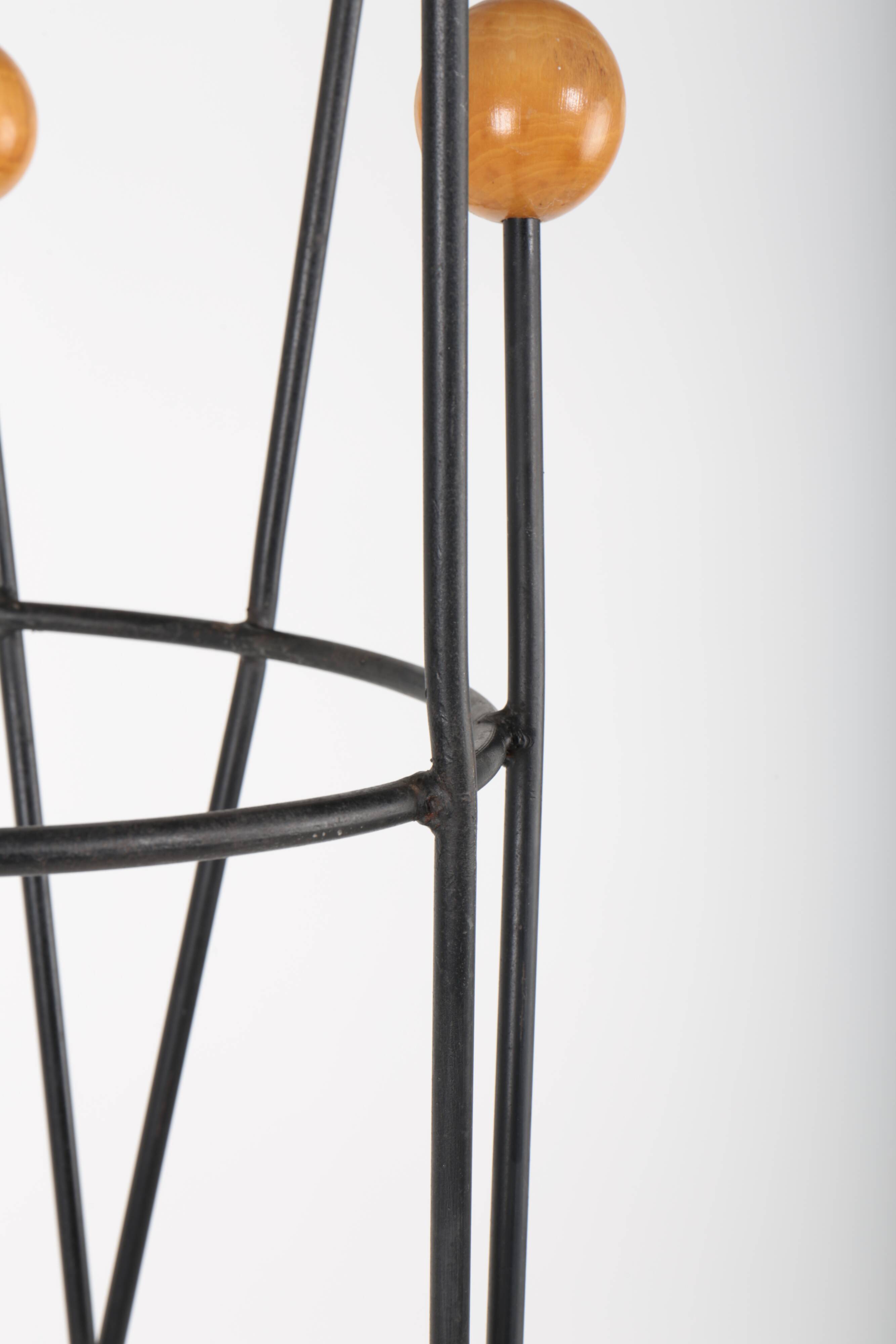 Clef de tre coat rack  1950s