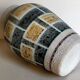 West-Germany vintage ceramic vase washes with graphic pattern