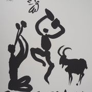 Pablo Picasso : La Danse des Faunes, Lithographie signée