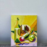 Nature morte huile sur toile