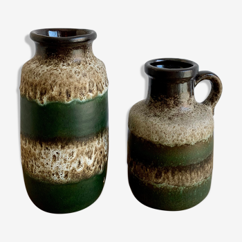 Pottery vases West Germany, 1960s