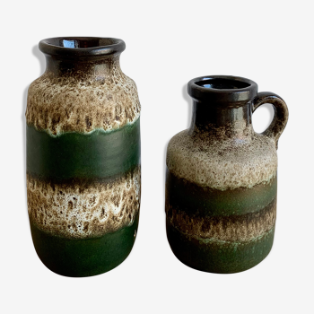 Vases en poterie Allemagne de l’Ouest, années 1960