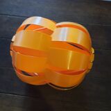 Orange 50s/60s lampshade