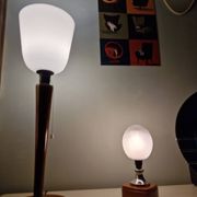 Murano glass, vintage 70s table lamp