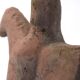 Cavalier on horseback sculpture in reconstituted stone, 1960s Marini style.