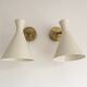 Paire d'appliques Italiennes de design 1950