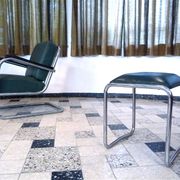 Bauhaus style tubular steel stool from Mauser Werke, Germany 1930s