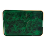 Rectangular lacquered wood tray