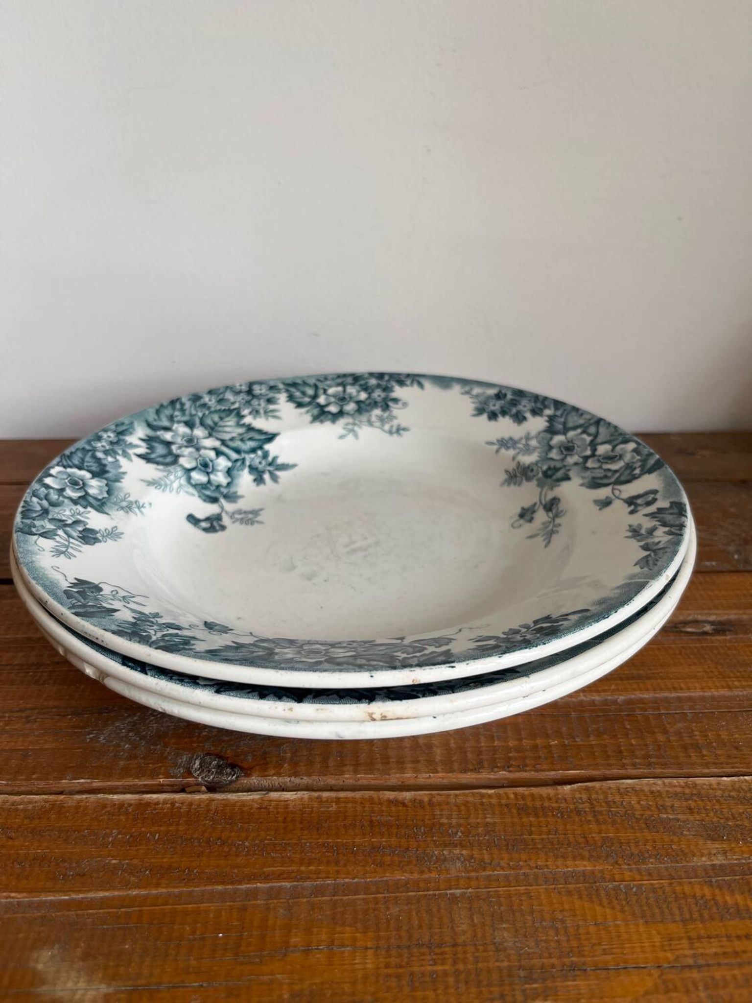 3 assiettes creuses Terre de Fer