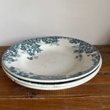 3 deep plates Terre de Fer