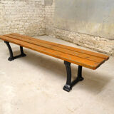 Old wooden-metal bench