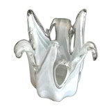 Murano splash vase with golden sequins