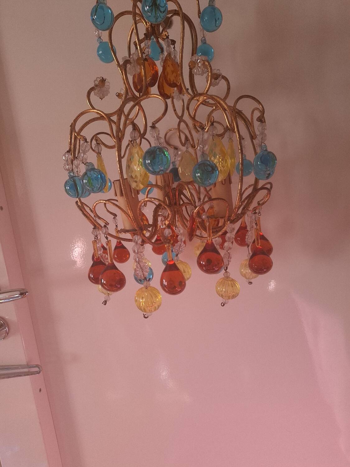 Vintage crystal chandelier