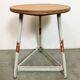Grey Industrial Workshop Stool, 1960s
