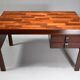 Rosewood desk by Jean Gillon for Italma. Brazil 1970s.