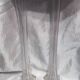 Pair of vintage chiseled glass soliflore vases