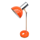Lampe articulée orange et chrome 1970