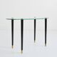 Coffee table / Oval side table vintage 1950s