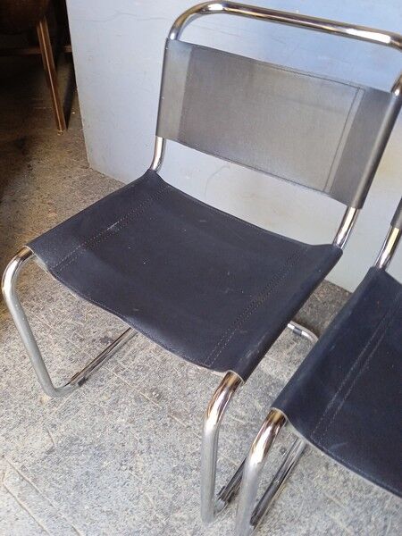 Pair of design chairs B33 epoch 1970