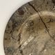 Round plate, fossil marble catch-all 35cm