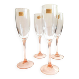 Vintage champagne flutes