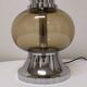 Smoked glass and chrome lamp, 1970