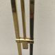 Brass reading floor lamp