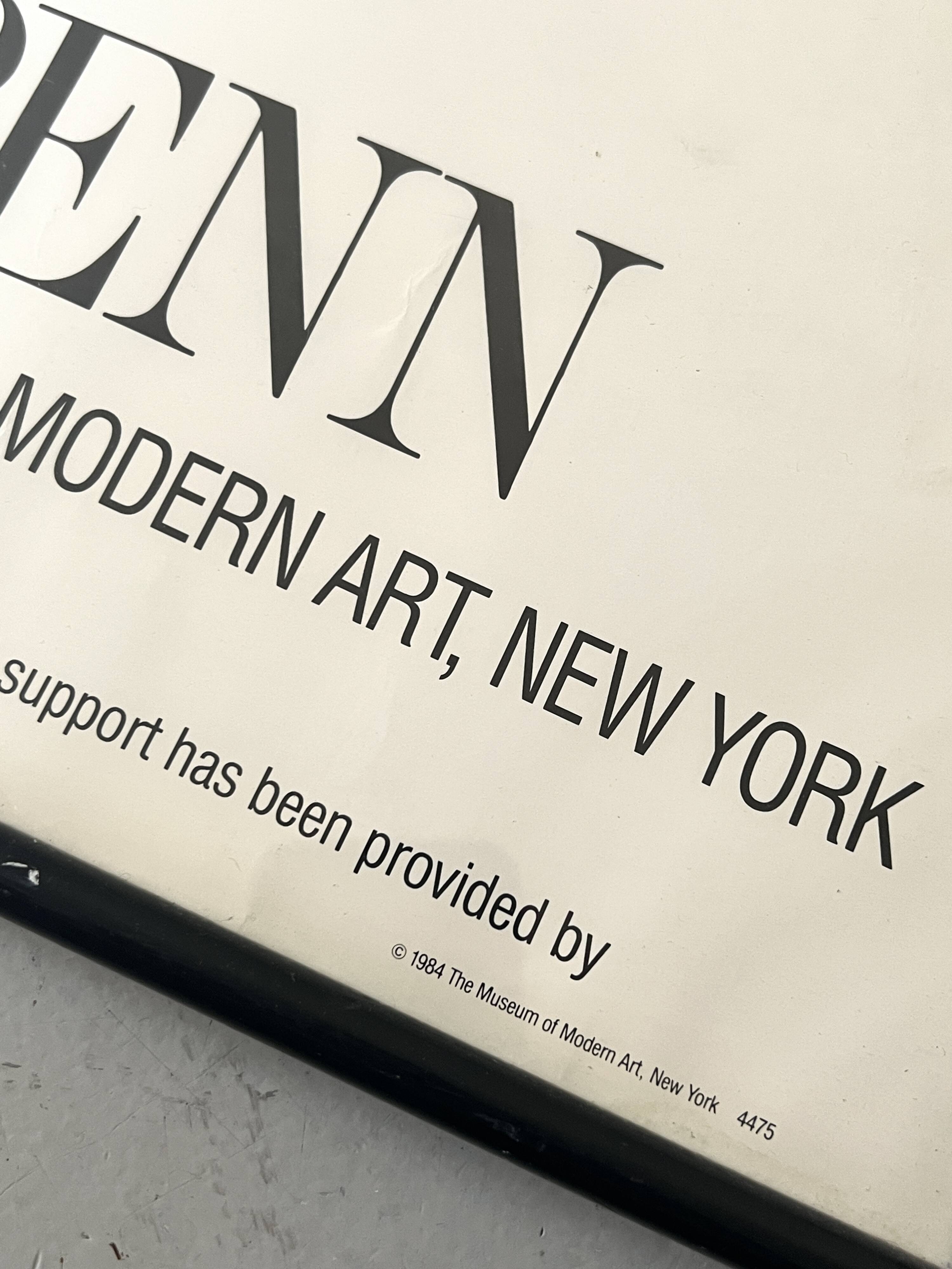 Original and official poster Moma New York, Irving Penn 1984